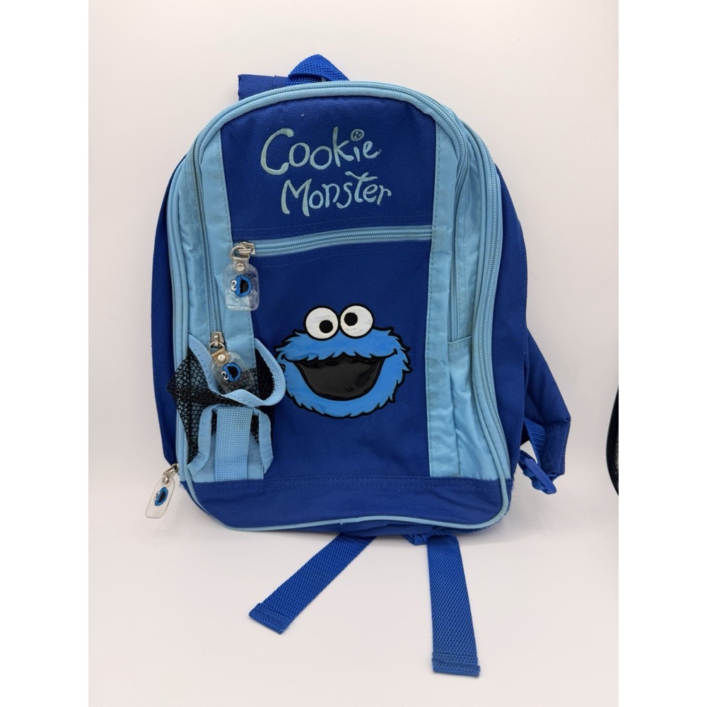 Vintage 2002 Cookie Monster Backpack Romar Accessories Sesame Street